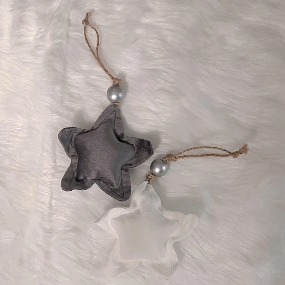 SUPER Soft Felt Star Fabric Christmas Ornaments